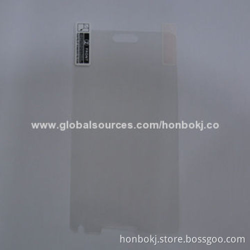 High clear screen protector for Samsung Note 4
